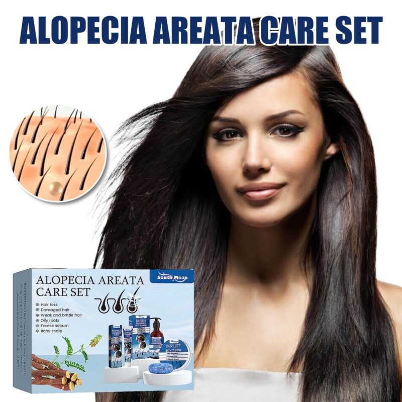 Gentle Natural Hair Care Set: Daily Nourish & Frizz Control Gift - Image 2