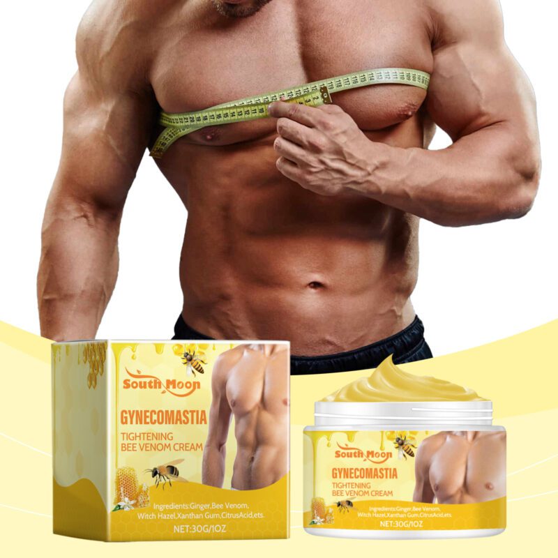 Men's Chest Cream with Bee Venom & Ginger | Daily Moisturizer for Skin Nourishment & Firmness - Image 2