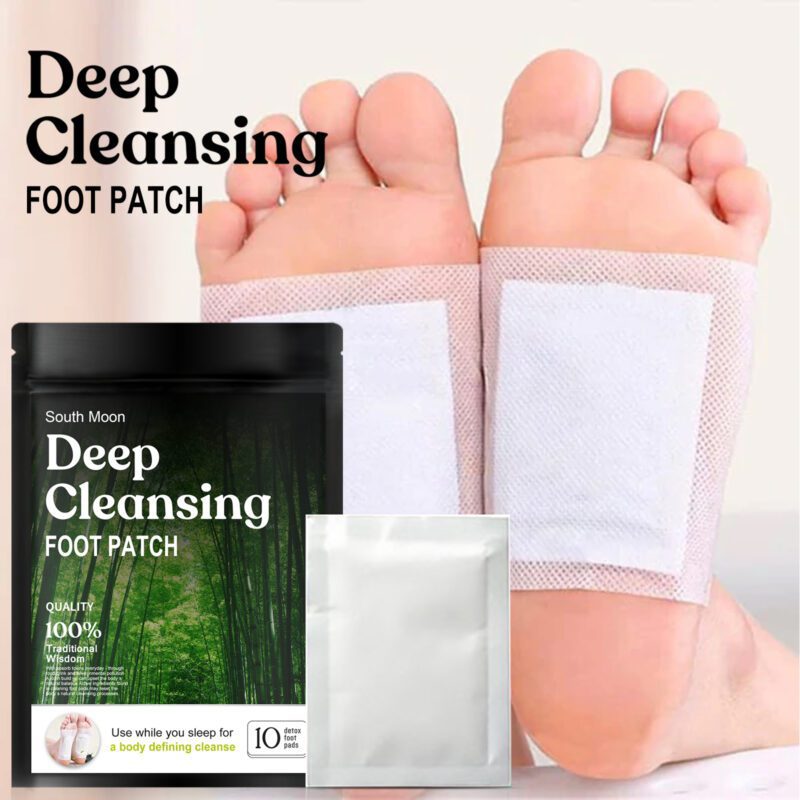 Natural Bamboo Charcoal Foot Patches - Soothe Tired Feet, Boost Daily Comfort - Image 2