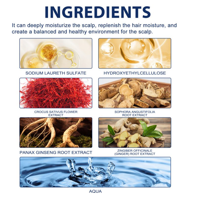 Natural Scalp Shampoo - Daily Care with Soothing Extracts for Moisturizing & Shiny Hair - Image 5