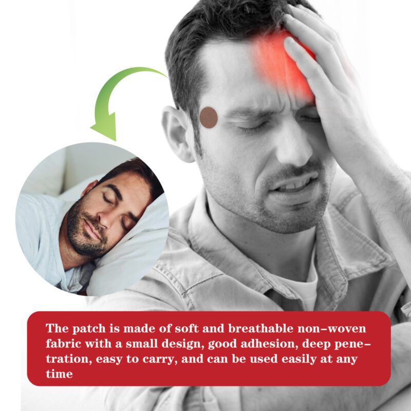 Calming Soothing Patch with Natural Peppermint & Gardenia - Head Comfort Support - Image 3