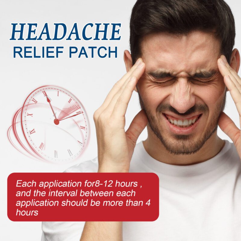 Calming Soothing Patch with Natural Peppermint & Gardenia - Head Comfort Support - Image 4