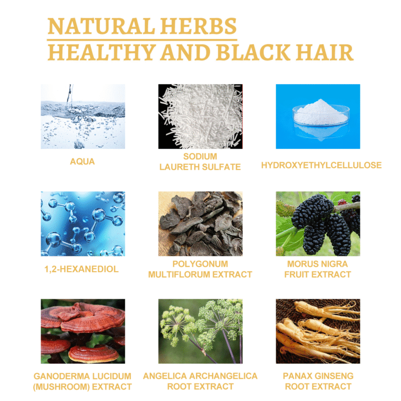 Black Ganoderma Hair Essence - Gentle Daily Care for Healthy, Shiny Hair - Image 5
