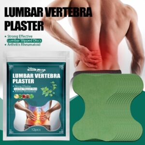 Lumbar Care Patch with Safflower and Wormwood for Daily Back Comfort
