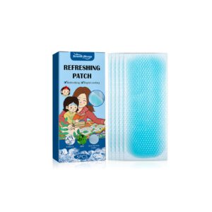 Hydrogel Cooling Patches with Mint and Borneol for Sensitive Skin Relief