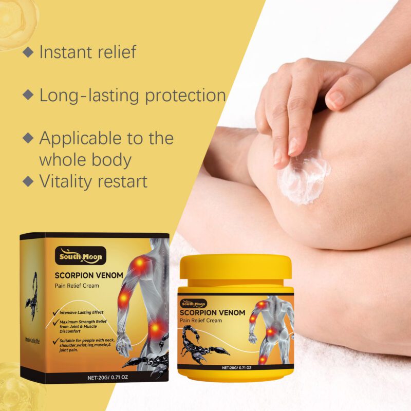 Soothing Muscle Care Cream - Natural Turmeric & Ginseng Daily Relief for Neck, Shoulder, Wrist, Leg - Image 3