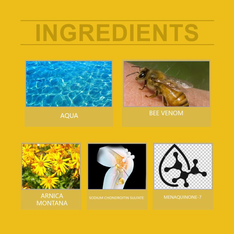 Bee Venom & Arnica Joint Muscle Cream - Natural Soothing Relief - Image 5