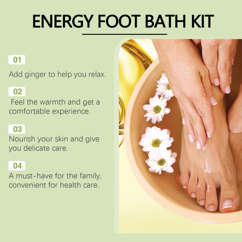 Ginger Foot Soak Kit - Natural Herbal Care for Relaxing Feet - Image 3
