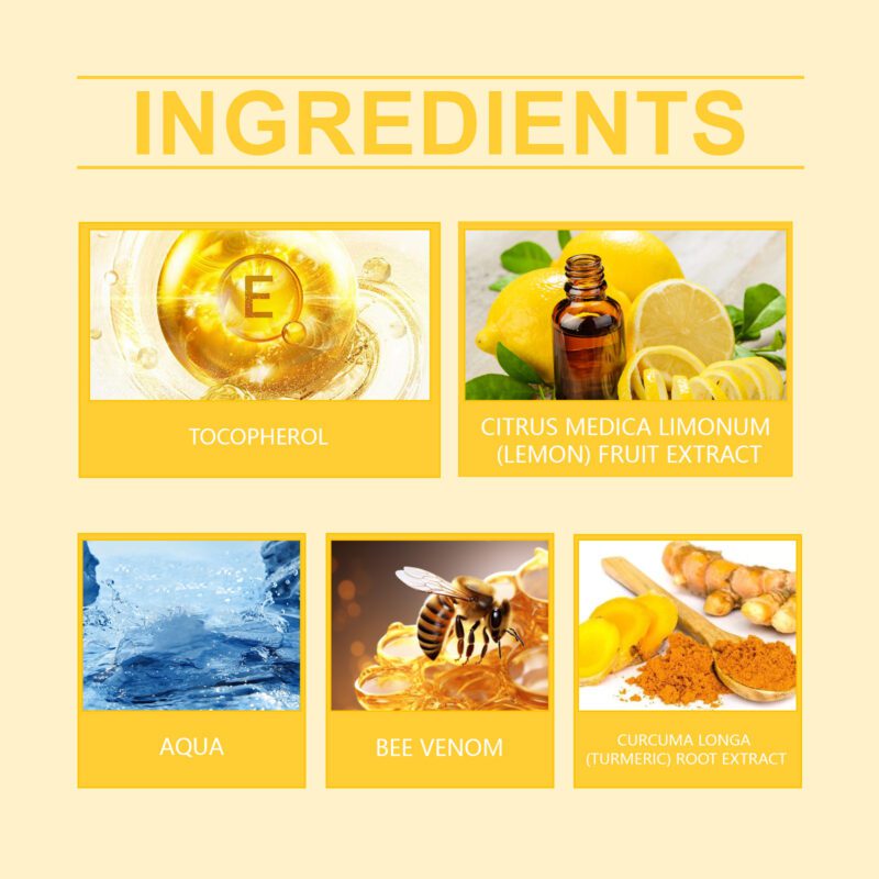 Bee Venom Turmeric Brightening Cream - Daily Moisturizer for Radiant, Even-Toned Skin - Image 5