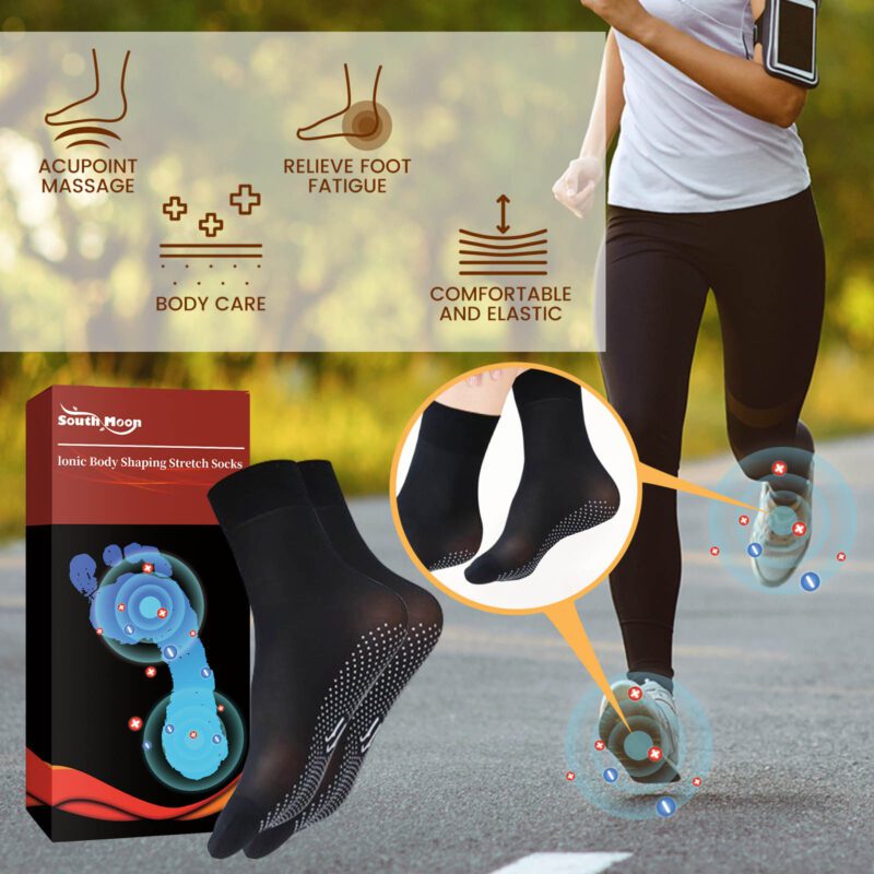 Daily Care Elastic Socks, Breathable Non-Slip Cozy Footwear for All-Day Comfort - Image 3