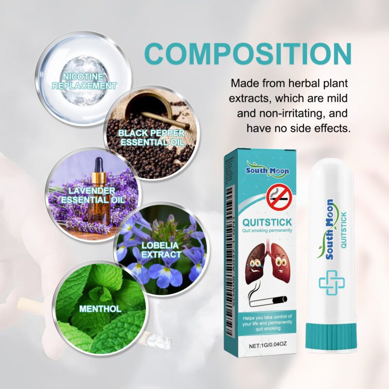 Natural Essential Oils Nasal Care Stick for Smoking Cessation Support - Image 5
