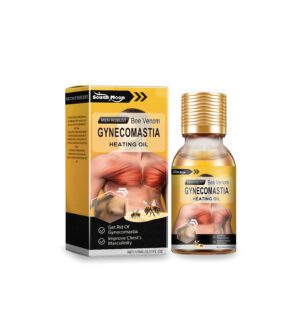 Men's Natural Chest Care Oil with Castor and Jojoba for Daily Massage