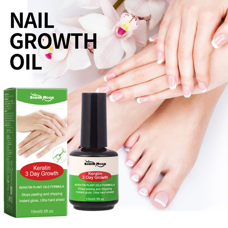 Natural Nail Oil with Keratin & Tea Tree - Daily Moisturizer for Nail Care - Image 2