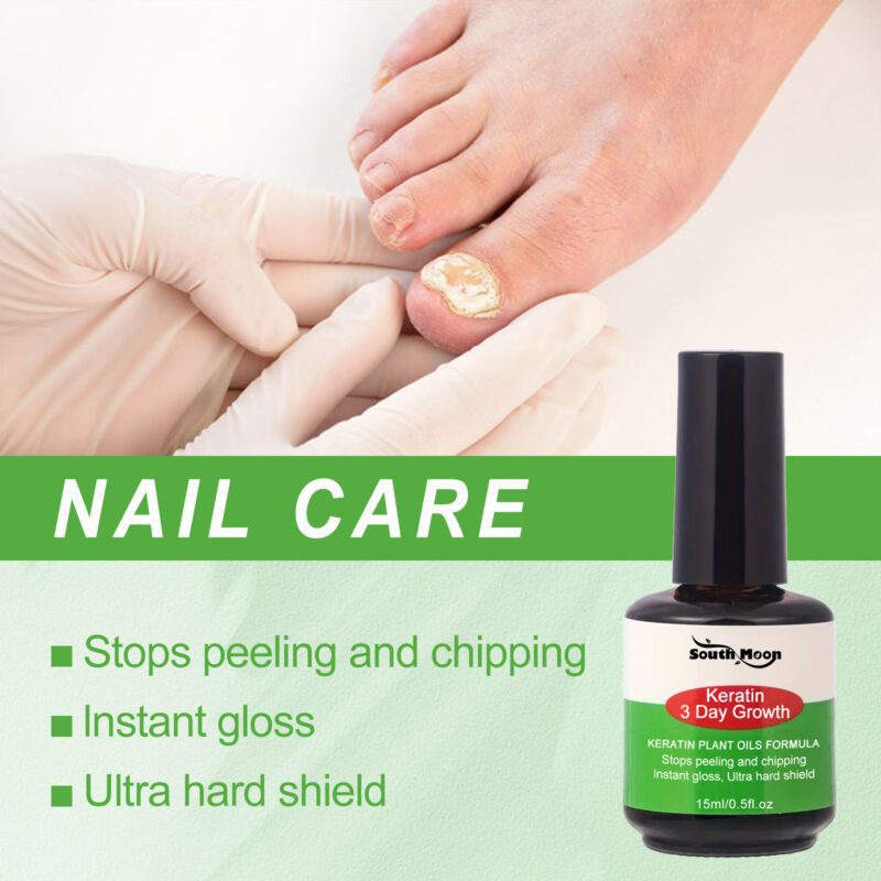 Natural Nail Oil with Keratin & Tea Tree - Daily Moisturizer for Nail Care - Image 3