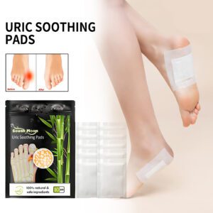 Foot Soothing Pads with Ginger and Bamboo Charcoal for Odor Control and Relaxation