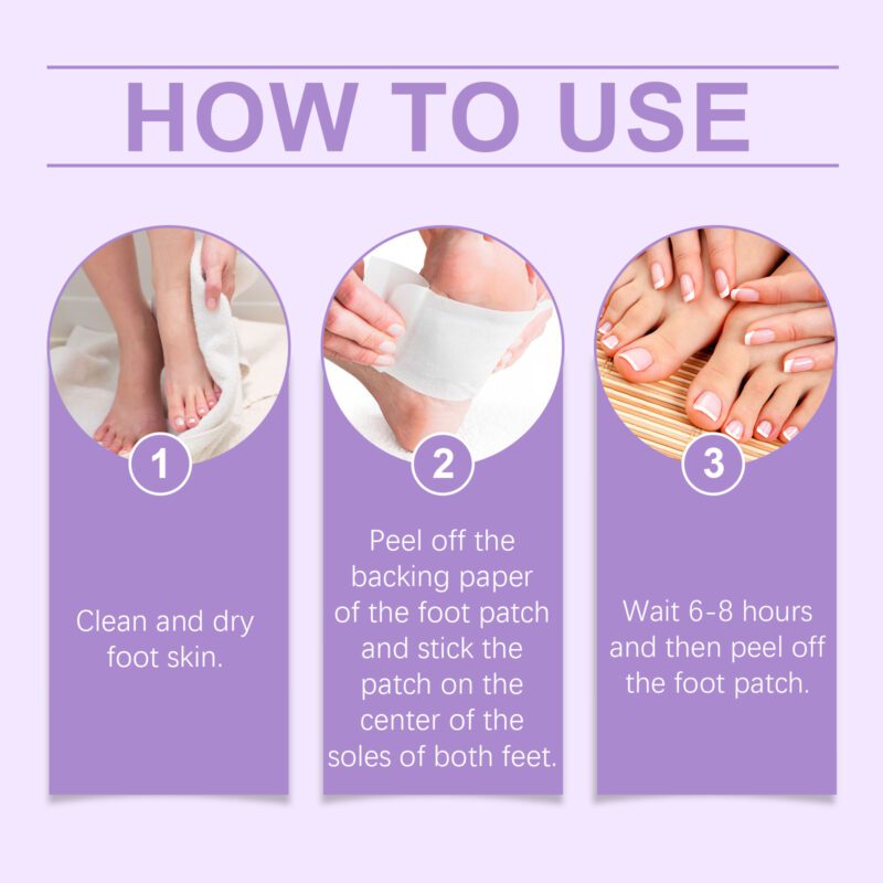 Lavender Foot Care Pads with Natural Herbs for Daily Cleansing - Image 6