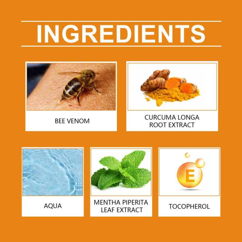 Bee Venom & Turmeric Joint Care Essence - Gentle Soothing Massage - Image 5