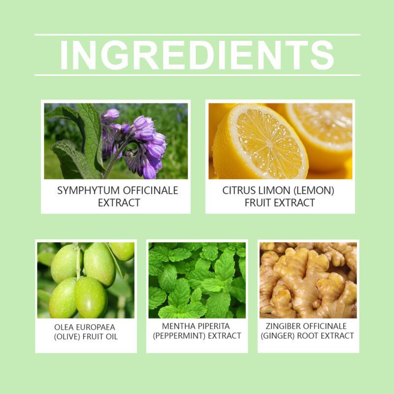 Herbal Comfrey Body Patch, Daily Soothing Care with Peppermint & Ginger - Image 5